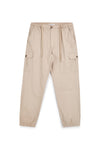 Beige Hose mit Cargotaschen und Kordelzug Sevenoaks NBY006