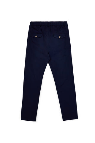 Blaue Hose mit Kordelzug und Taschen Sevenoaks NBY008