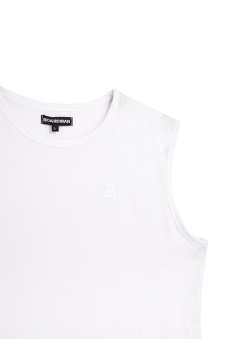 Boardman schlichtes weißes Tank-Top NBY506