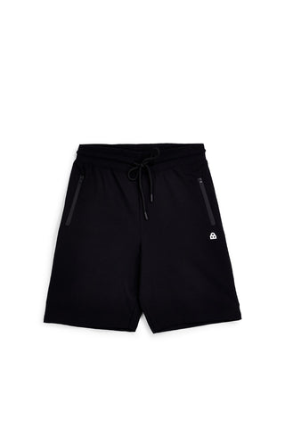 Schwarze Boardman-Shorts mit Reißverschlusstaschen NBY4685