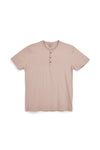 Beigefarbenes T-Shirt mit Knopfausschnitt Pittarello Tierra NBY369