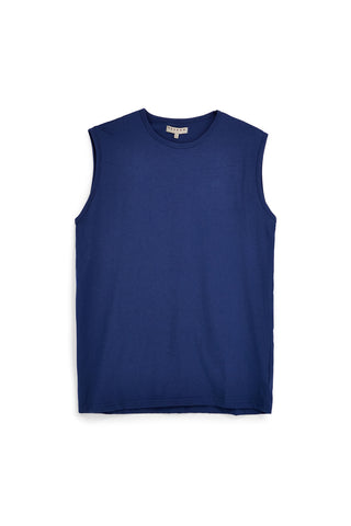 Einfarbiges blaues Tank-Top Pittarello Tierra NBY506