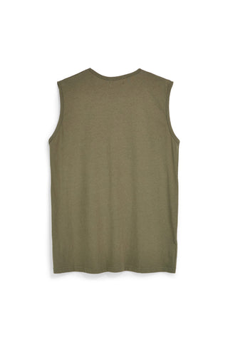 Einfarbig grünes Tanktop Pittarello Tierra NBY506