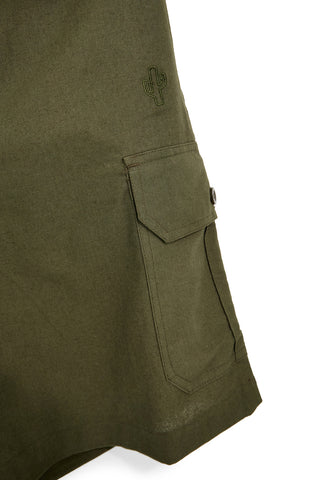 Militärische grüne Cargo-Bermuda-Shorts Pittarello tierra NBY7050