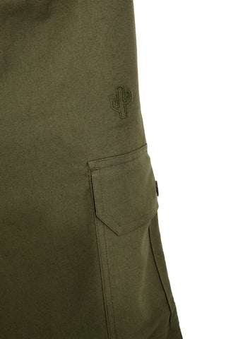 Militärische grüne Cargo-Bermuda-Shorts Pittarello tierra NBY7050