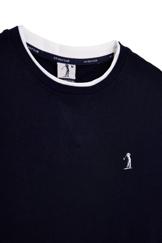 T-shirt Blu navy con logo Us golf TS1053