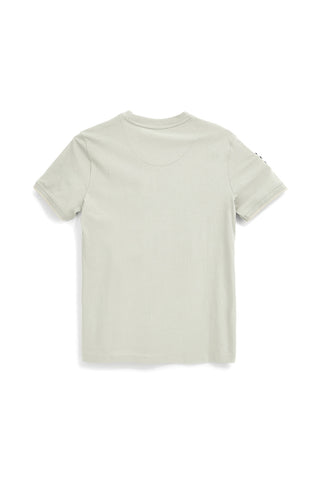 T-shirt Grigia con stampa frontale e patch sulla manica Us golf TS2607