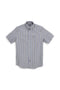 Camicia blu a righe con taschino Us golf CA2602