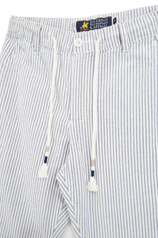 Blau-weiß gestreifte Hose U.s.grand polo US61104M
