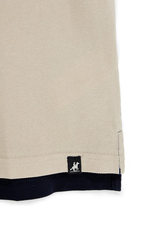 Blau und beige 100% Baumwolle U.s. grand polo US61503M