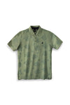 Polo verde floreale 100% cotone U.s.grand polo US61514