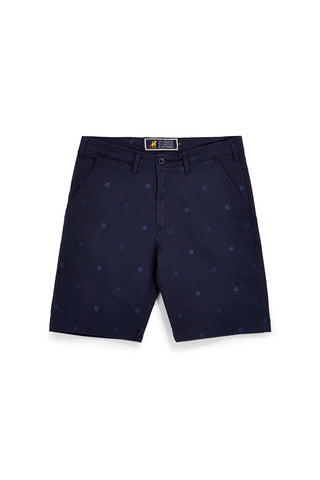 Bermuda blu con fantasia micro stelle U.s.grand polo US61050M