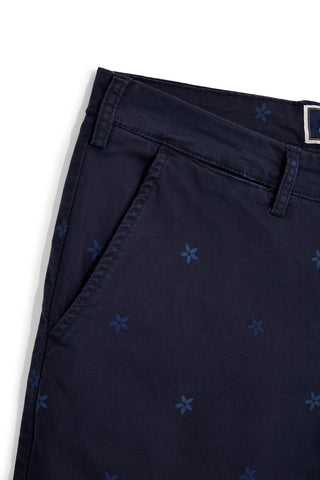 Bermuda blu con fantasia micro stelle U.s.grand polo US61050M