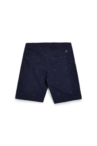 Bermuda blu con fantasia micro stelle U.s.grand polo US61050M