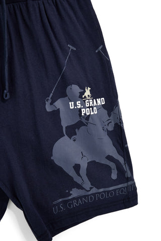Blaue Baumwolle Bermuda Shorts U.s.grand polo US61712M