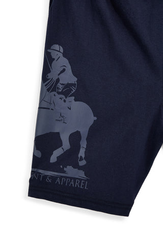Blaue Baumwolle Bermuda Shorts U.s.grand polo US61712M