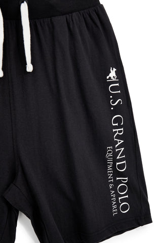 Schwarze Bermuda-Shorts aus Baumwolle U.s.grand polo US61713M