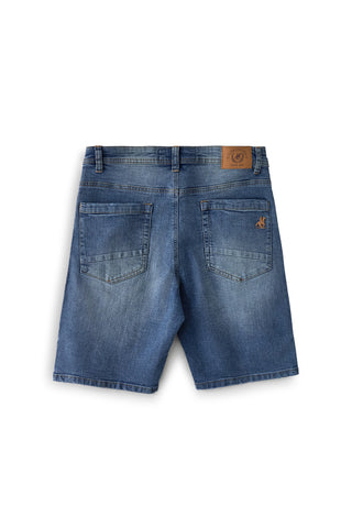Blaue Denim Bermuda Shorts U.s.grand polo US61013M
