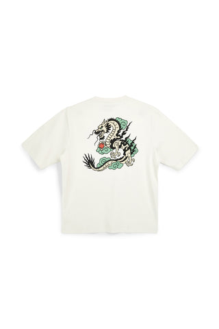 T-shirt grigia stampa grafica retro Boardman alpha PT-M-T-9061