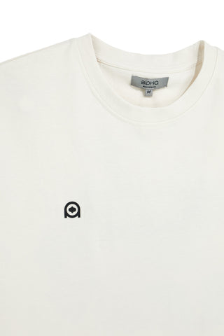 T-shirt grigia stampa grafica retro Boardman alpha PT-M-T-9061