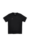 T-shirt in cotone nera con stampa grafica Boardman Alpha pt-m-t-9062