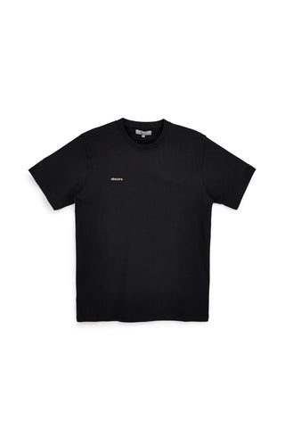Schwarzes Baumwoll-T-Shirt mit Boardman Alpha Grafikdruck pt-m-t-9062