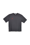 Graues Baumwoll-T-Shirt mit Boardman Alpha Grafikdruck pt-m-t-9064