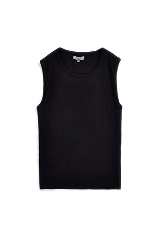 Schwarzes geripptes Tank-Top Boardman Alpha PT-M-T-9070