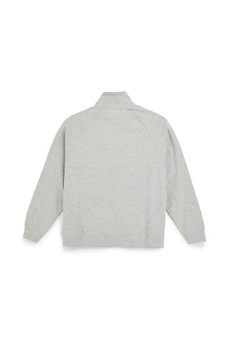 Graues Sweatshirt mit Reißverschluss und Stehkragen Boardman Alpha pt-m-t-9072