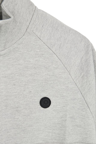 Felpa grigia con zip e collo alto Boardman Alpha pt-m-t-9072