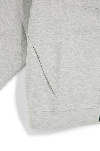 Felpa grigia con zip e collo alto Boardman Alpha pt-m-t-9072