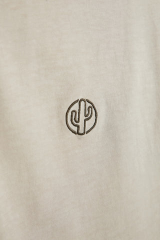 T-shirt beige girocollo tinta unita Pittarello tierra PT-M-T-9066