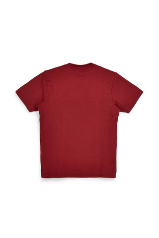 T-shirt in cotone rossa con logo Pittarello Tierra pt-m-t-9069