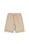 Bermuda in morbida maglia piqué beige con coulisse Pittarello Tierra pt-m-t-9075