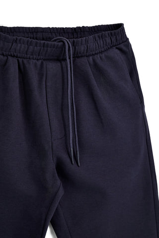 Pantaloni blu tessuto in morbida maglia piqué tinta unita Pittarello tierra PT-M-T-9078