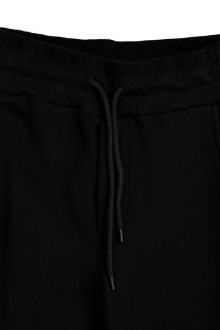 Pantaloni tuta jogging neri con coulisse e logo Abarth AH001PA