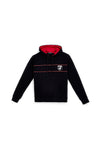 Schwarzes Kapuzensweatshirt mit Logodruck Abarth AH019CP