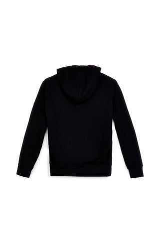 Schwarzes Kapuzensweatshirt mit Logodruck Abarth AH019CP