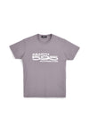Graues T-Shirt mit Logodruck Abarth AH24SS102