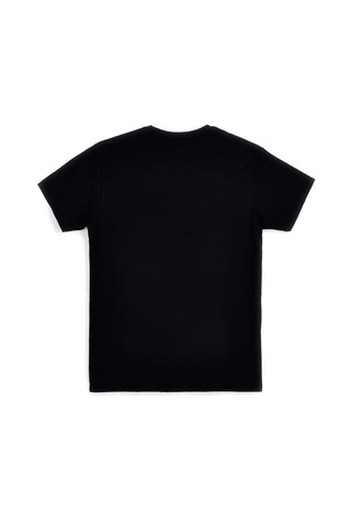 Schwarzes Baumwoll-T-Shirt mit Brustaufdruck Abarth AH26SS056