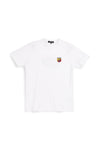 T-shirt bianca in cotone made in Italy Abarth 01