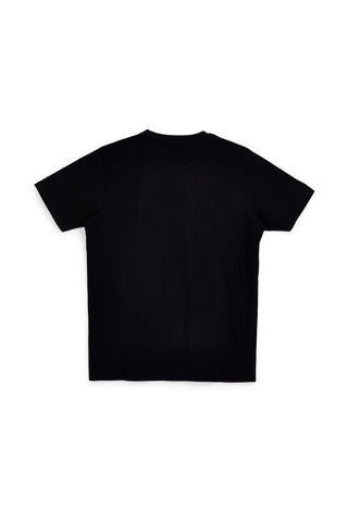 T-shirt nera con stampa logo Abarth AH017TE