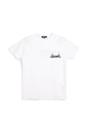 T-shirt bianca con stampa logo Abarth AH017TE