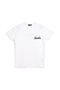 T-shirt bianca con stampa logo Abarth AH017TE