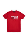 Rotes T-Shirt mit Frontprint Abarth AH003TE