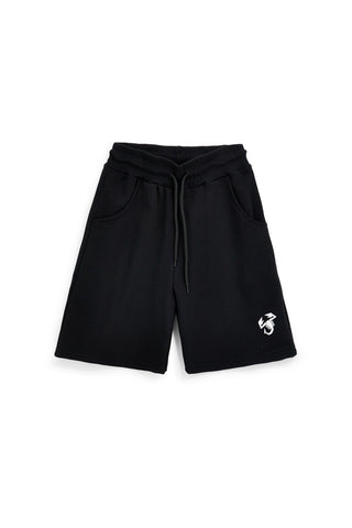 Schwarze Bermuda-Shorts aus Baumwolle Abarth AH24SS168