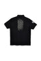 Schwarzes Kurzarm-Poloshirt Abarth AH24SS152