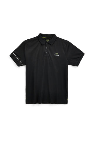 Polo nera in poliestere No limits MAPS003S26
