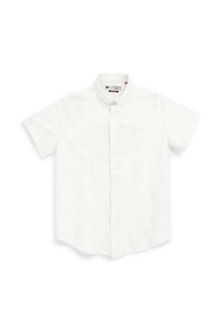 Camicia bianca in misto lino No limits MASH010S24