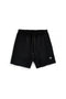 Schwarze Bermudashorts mit seitlichem Druck und Kordelzug No limits MABK010S26